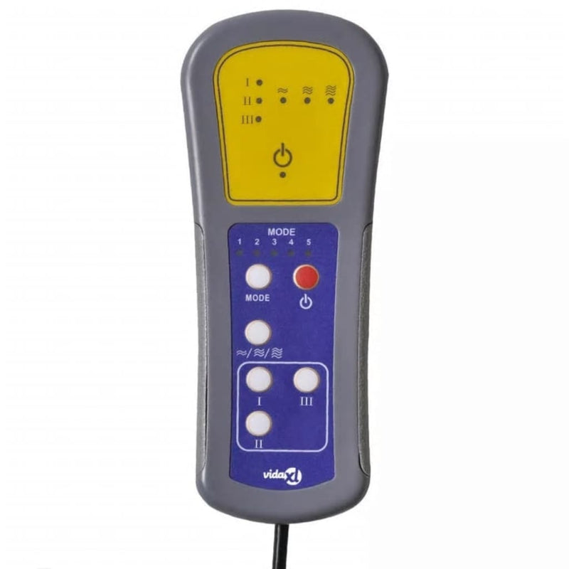 vidaXL bordó műbőr elektromos masszázsfotel
