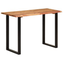 vidaXL tömör akácfa étkezőasztal 110 x 50 x 76 cm