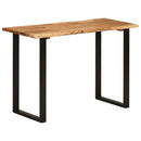 vidaXL tömör akácfa étkezőasztal 110 x 50 x 76 cm