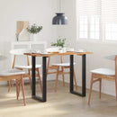 vidaXL tömör akácfa étkezőasztal 110 x 50 x 76 cm