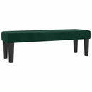 vidaXL sötétzöld bársony rugós ágy matraccal 160x200 cm