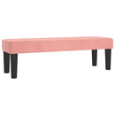 vidaXL rózsaszín bársony rugós ágy matraccal 140x190 cm