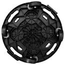 vidaXL 5 db fekete kerekes virágtartó átmérő 40 cm 275 kg