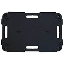 vidaXL 2 db fekete polipropilén kerekes szállítókocsi 58 x 38 x 12 cm