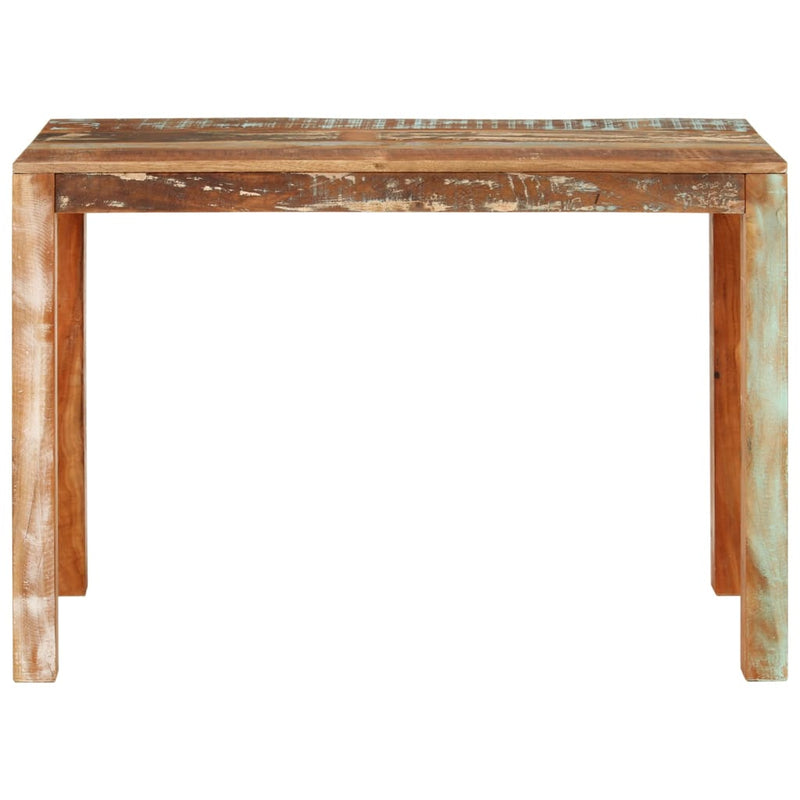 vidaXL tömör újrahasznosított fa étkezőasztal 110 x 55 x 76 cm