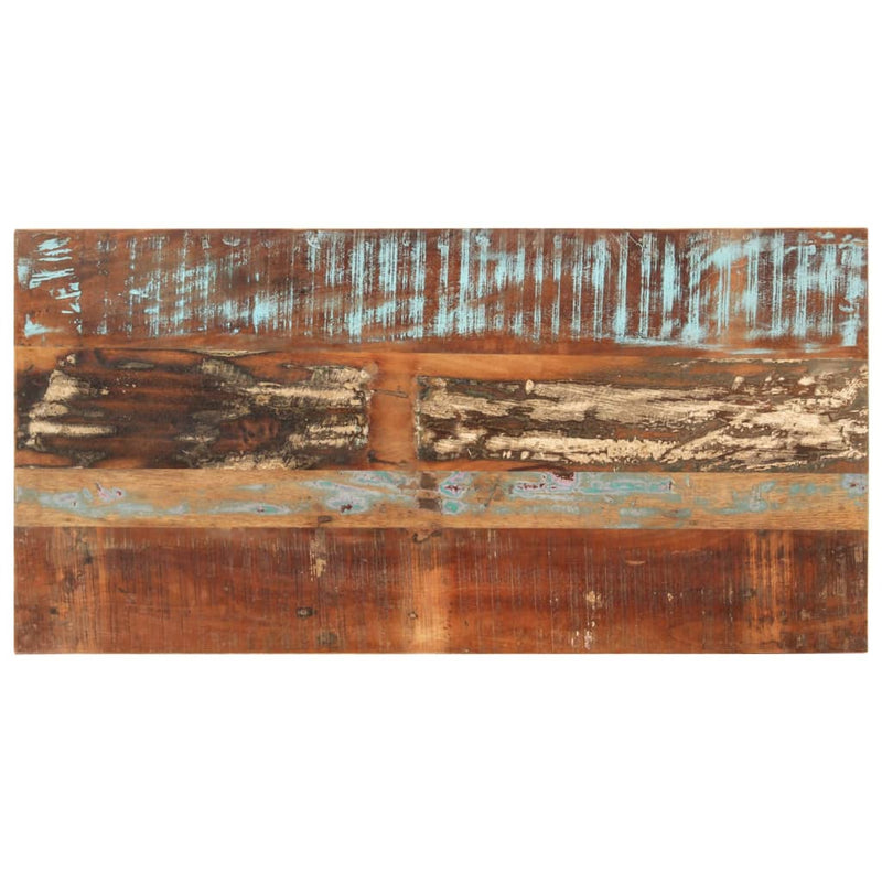 vidaXL tömör újrahasznosított fa étkezőasztal 110 x 55 x 76 cm