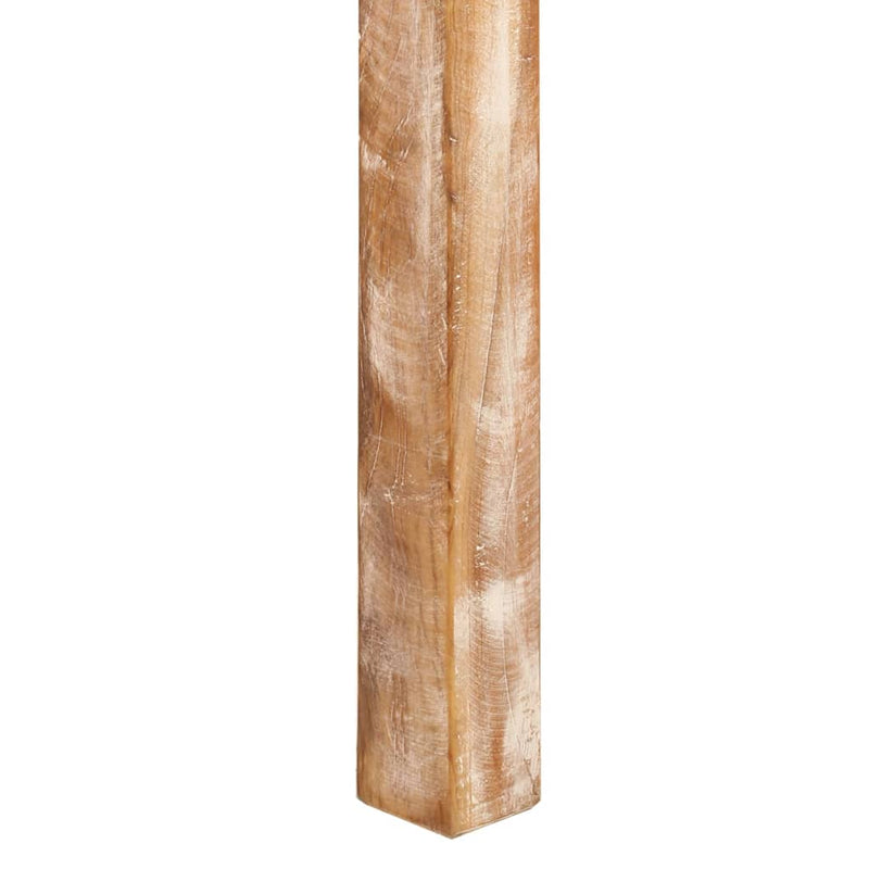 vidaXL tömör újrahasznosított fa étkezőasztal 110 x 55 x 76 cm