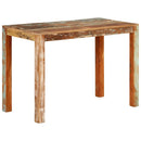 vidaXL tömör újrahasznosított fa étkezőasztal 110 x 55 x 76 cm
