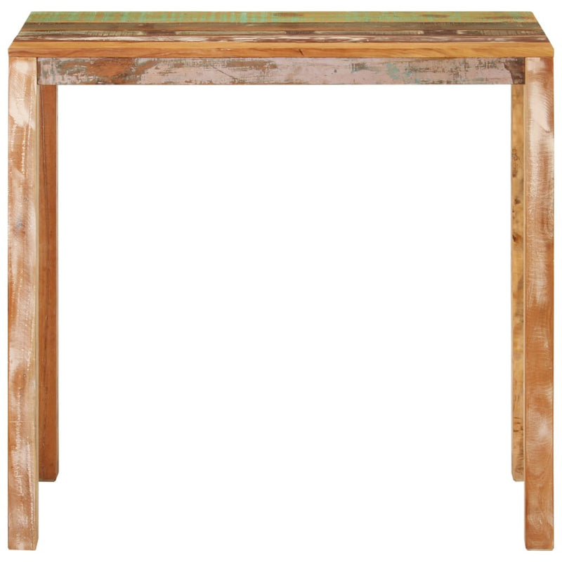 vidaXL tömör újrahasznosított fa bárasztal 112 x 55 x 108 cm