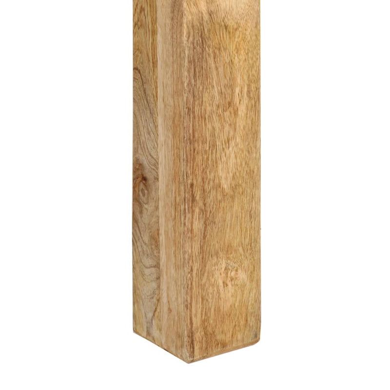 vidaXL tömör mangófa dohányzóasztal 55 x 55 x 35 cm