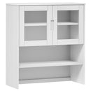 vidaXL MOLDE fehér tömör fenyőfa felső szekrény 90 x 35 x 100 cm
