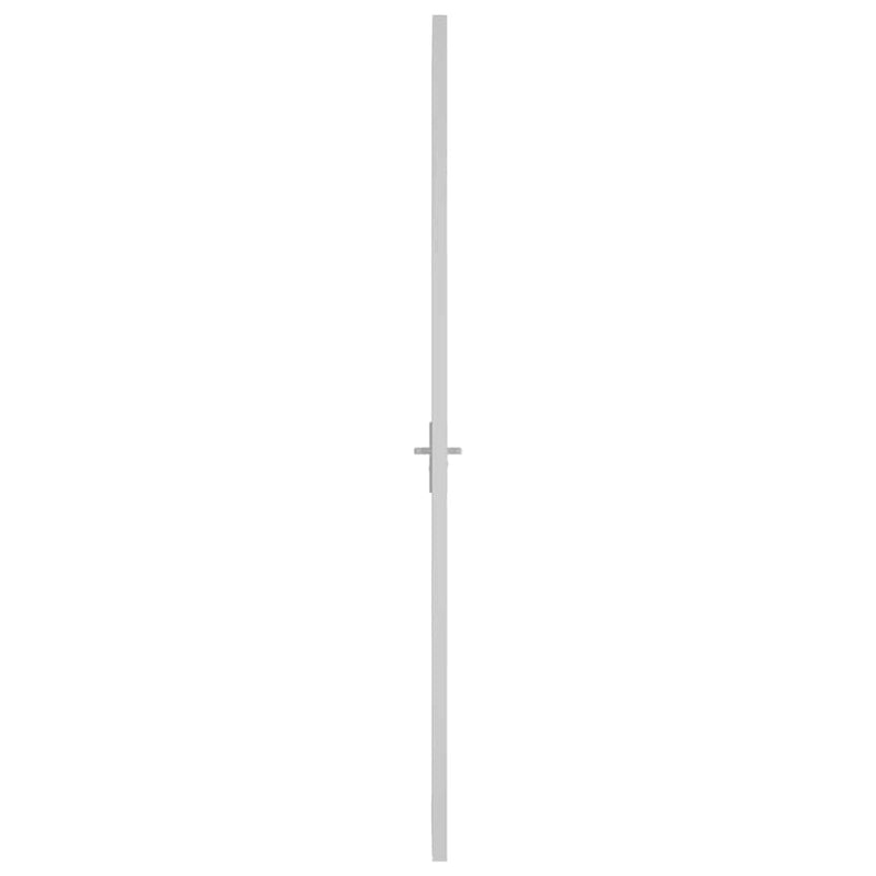 vidaXL fehér ESG üveg és alumínium beltéri ajtó 76 x 201,5 cm