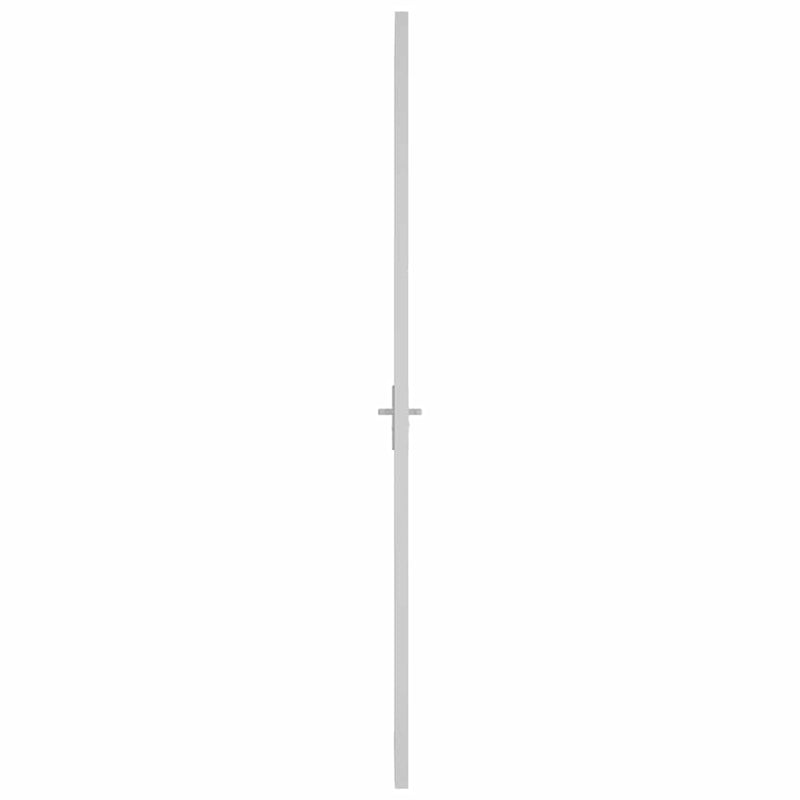 vidaXL fehér matt üveg és alumínium beltéri ajtó 93 x 201,5 cm