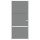vidaXL fehér ESG üveg és alumínium beltéri ajtó 93 x 201,5 cm