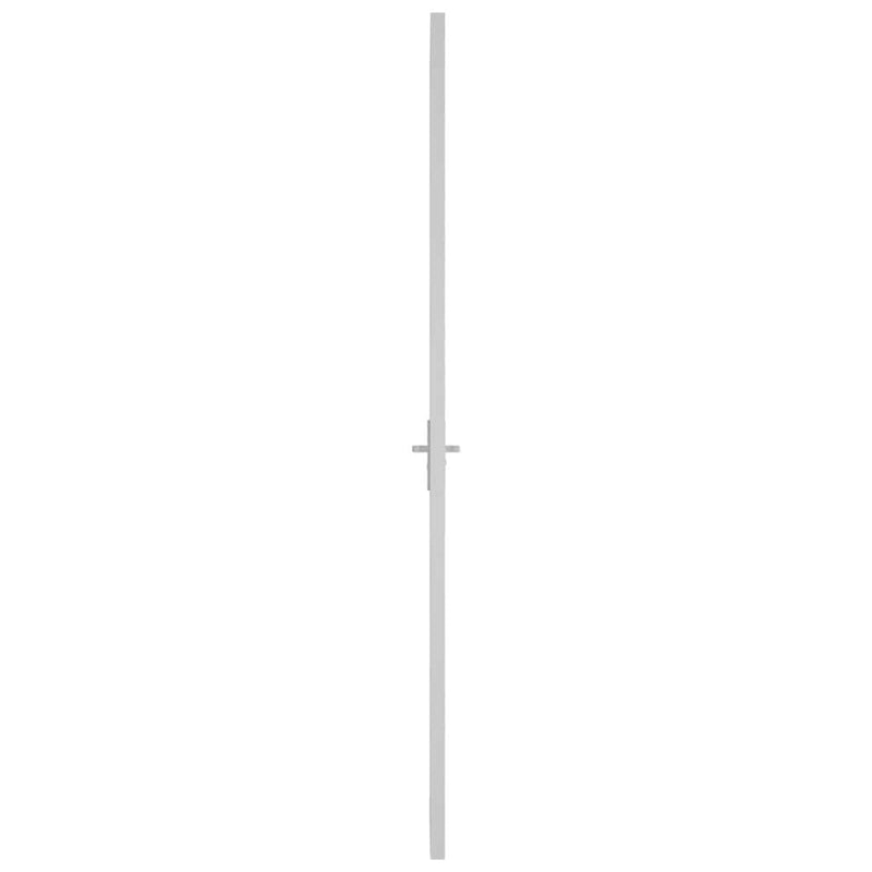 vidaXL fehér ESG üveg és alumínium beltéri ajtó 102,5 x 201,5 cm