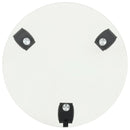 vidaXL 4 db kör alakú edzett üveg görgős növénytartó 28 cm