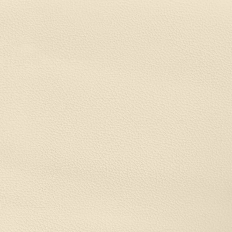 vidaXL krémszínű műbőr rugós ágy matraccal 100 x 200 cm