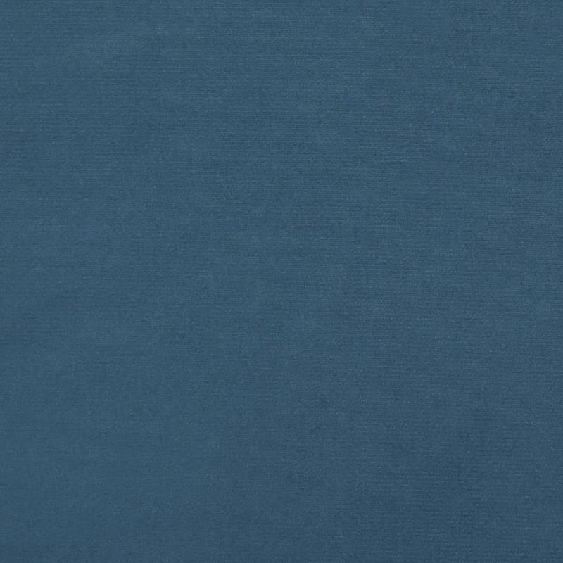 vidaXL sötétkék bársony rugós ágy matraccal 200x200 cm