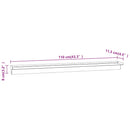 vidaXL LED-es rozsdamentes acél vízeséses medenceszökőkút 110 cm