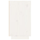 vidaXL fehér tömör fenyőfa borszekrény 23 x 34 x 61 cm