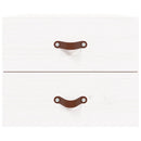 vidaXL fehér falra szerelhető éjjeliszekrény 50 x 36 x 40 cm