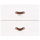 vidaXL 2 db fehér falra szerelhető éjjeliszekrény 50 x 36 x 40 cm