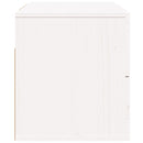 vidaXL 2 db fehér falra szerelhető éjjeliszekrény 50 x 36 x 40 cm