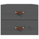 vidaXL szürke falra szerelhető éjjeliszekrény 50 x 36 x 40 cm