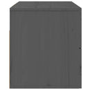 vidaXL szürke falra szerelhető éjjeliszekrény 50 x 36 x 40 cm