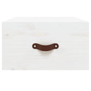 vidaXL 2 db fehér falra szerelhető éjjeliszekrény 40 x 29,5 x 22 cm