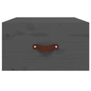 vidaXL szürke falra szerelhető éjjeliszekrény 40 x 29,5 x 22 cm