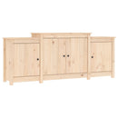 vidaXL tömör fenyőfa tálalószekrény 164 x 37 x 68 cm