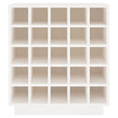 vidaXL fehér tömör fenyőfa borszekrény 55,5x34x61 cm