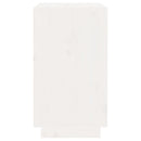 vidaXL fehér tömör fenyőfa borszekrény 55,5x34x61 cm