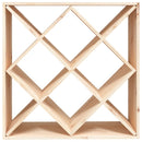 vidaXL tömör fenyőfa borszekrény 62x25x62 cm