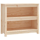vidaXL tömör fenyőfa könyvszekrény 80x35x68 cm