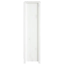 vidaXL fehér tömör fenyőfa könyvszekrény 50x35x125,5 cm