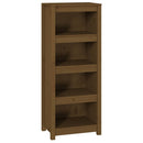 vidaXL mézbarna tömör fenyőfa faliszekrény 50x35x125,5 cm