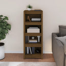 vidaXL mézbarna tömör fenyőfa faliszekrény 50x35x125,5 cm