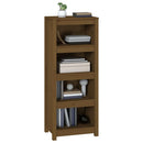 vidaXL mézbarna tömör fenyőfa faliszekrény 50x35x125,5 cm
