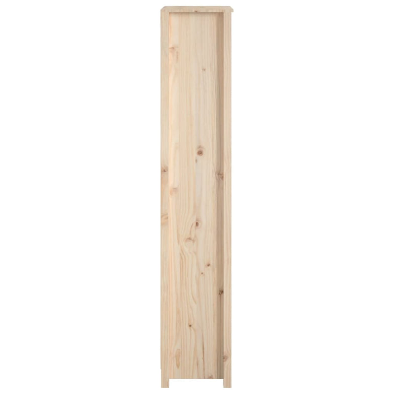 vidaXL tömör fenyőfa könyvszekrény 50x35x183 cm