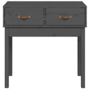 vidaXL szürke tömör fenyőfa tálalóasztal 76,5 x 40 x 75 cm