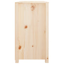 vidaXL tömör fenyőfa kisszekrény 100 x 40 x 72 cm