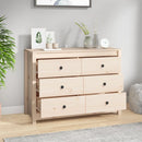 vidaXL tömör fenyőfa kisszekrény 100 x 40 x 72 cm