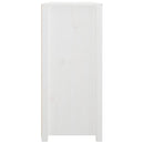 vidaXL fehér tömör fenyőfa kisszekrény 100 x 40 x 90 cm