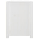 vidaXL fehér tömör fenyőfa kisszekrény 100x40x54 cm