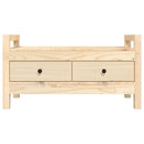 vidaXL tömör fenyőfa előszoba pad 80 x 40 x 43 cm