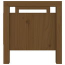 vidaXL mézbarna tömör fenyőfa előszoba pad 80 x 40 x 43 cm