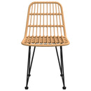 vidaXL 2 db polietilén rattan kerti szék 48 x 62 x 84 cm