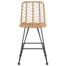 vidaXL 2 db bárszék polietilén rattan és acél 45 x 56 x 103,5 cm